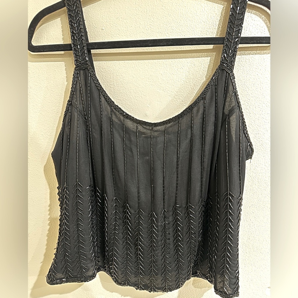 Elegant Black Sleeveless Top